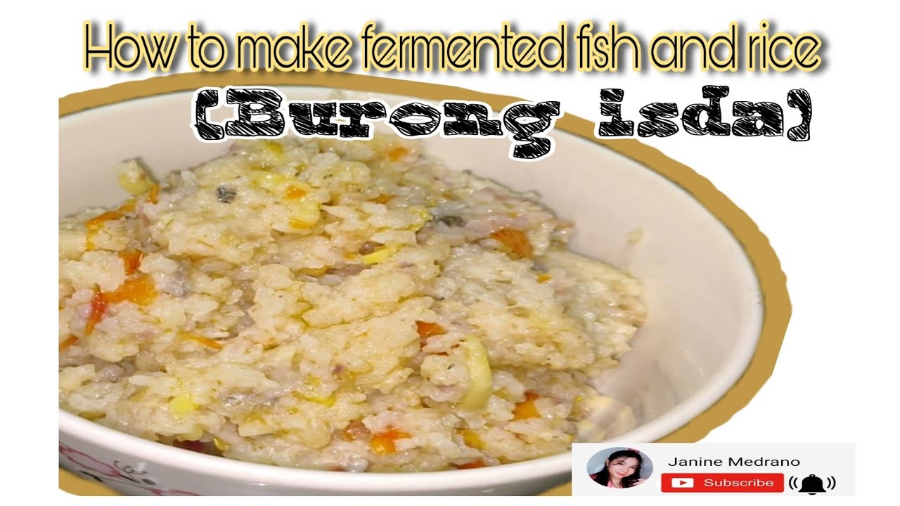 Burong Rice How to make fermented fish and rice (Burong tilapia) || Homemade side ...