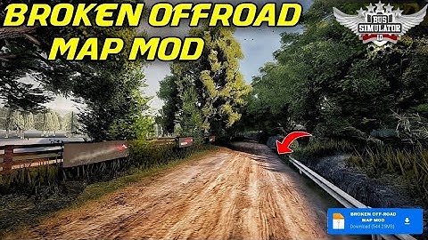 Broken Off-road Map Mod For Bus Simulator Indonesia | Bussid Map Mod | Bussid | Bussid Like It
