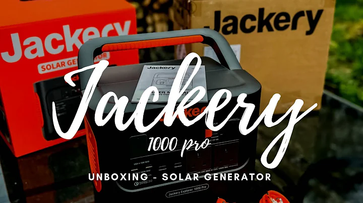 Jackery 1000 Pro Unboxing Solar Generator Hunter Gatherer Cooking HGC
