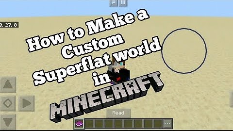 How to make Custom Superflat Worlds in MINECRAFT!! (Minecraft Tutorials)