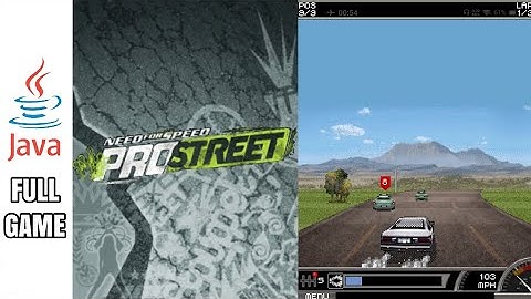 NEED FOR SPEED PROSTREET 2D - Java Game (Full Gameplay No Commentary)