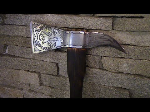 Реставрация пожарного топора рисунок на металле/ Restoration of the axe.