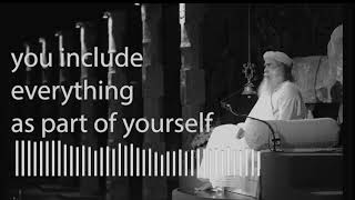 The only way to be alone.Sadhguru