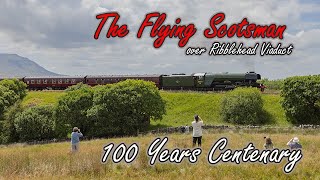 The Flying Scotsman North over Ribblehead Viaduct . 100 Years Centenery The Waverley 9th July 2023. by Darrell Towler 490 views 10 months ago 3 minutes, 2 seconds