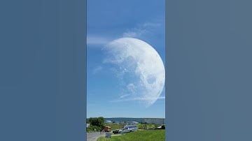 Moon CRASHES AND HITS EARTH CAUGHT ON CAMERA