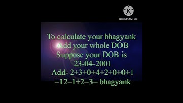 Calculate your mulank and bhagyank easily!