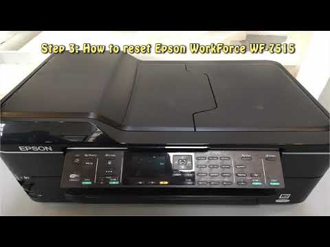 Reset Epson WorkForce WF 7515 Waste Ink Pad Counter 