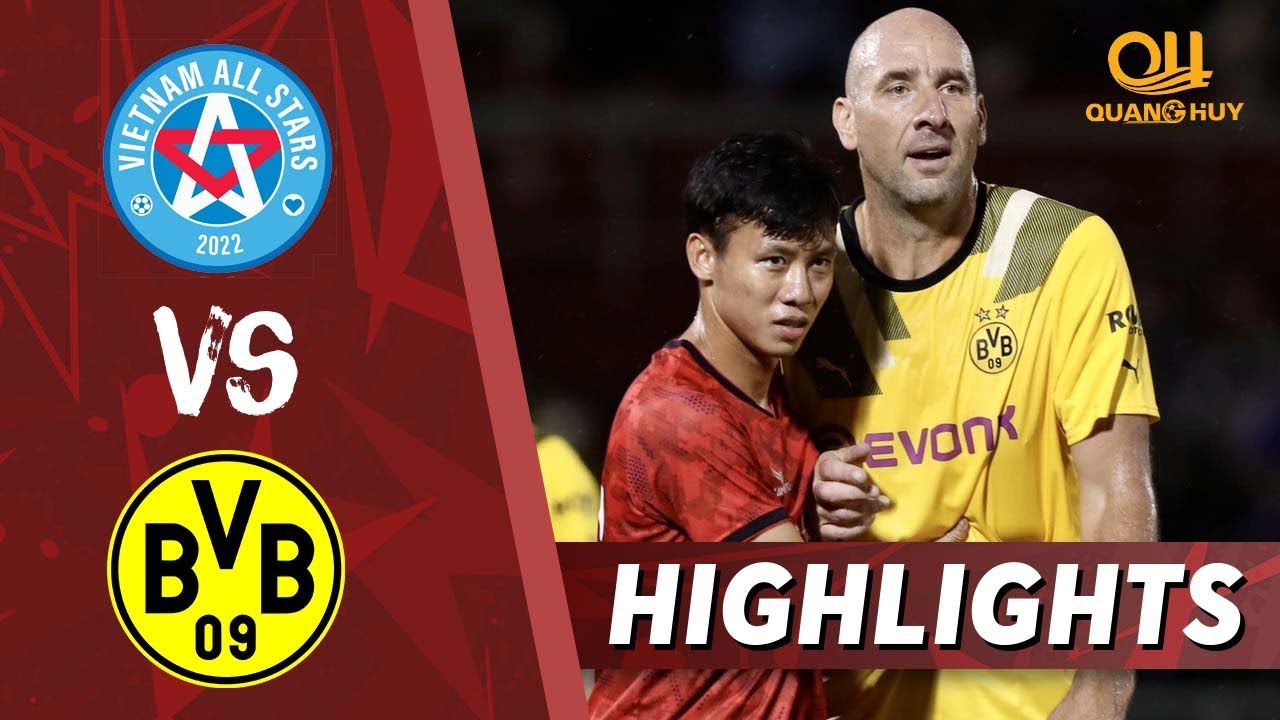 HIGHLIGHTS | VIETNAM ALL STARS – HUYỀN THOẠI DORTMUND | Lão tướng Zidan, Weidenfeller hồi xuân