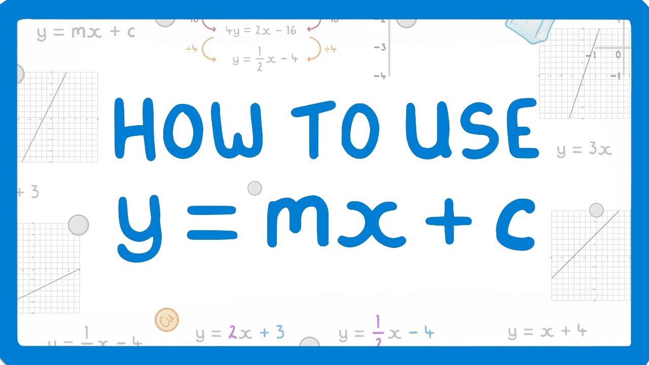 GCSE Maths - What on Earth is y = mx + c #67 