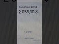 2 058,30 $ - доход на утро 23.04.2026