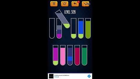 Water Sort Puzzle - Color Liquid Sorting Game Level 526 Solution