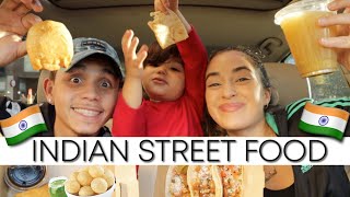 FIRST TIME TRYING INDIAN STREET FOOD