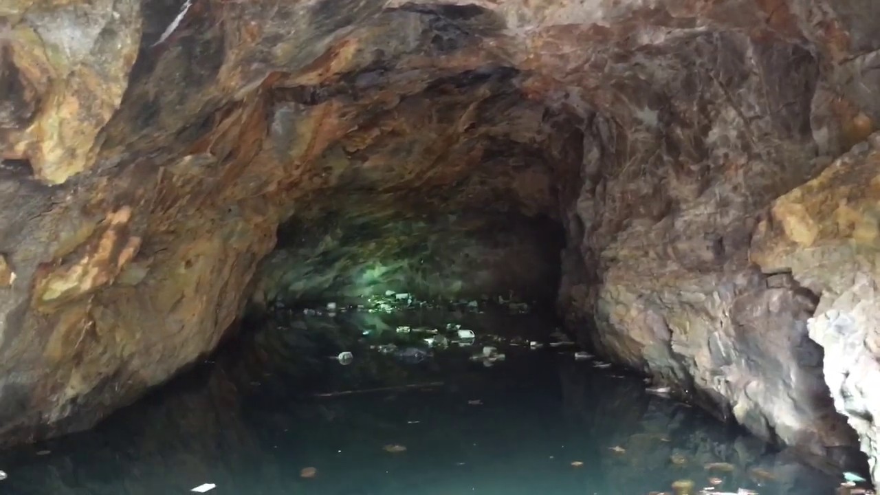 abandoned mines ontario #17 A Dahlonega mine entrance full of garbage and water