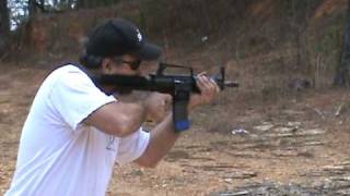 M16 with 7 DPMS Kitty Kat barrel