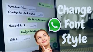 #Mentalguruji How to Write Stylish | Text Chat On Whatsapp | Fonts Tricks 2020 | Whasapp New Fonts screenshot 5