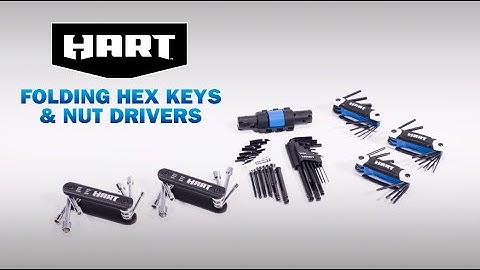 HART Hex Keys and Nut Drivers