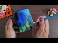 Painting on random things #paintingonrandomthings #acrylicpainting #bottlepainting