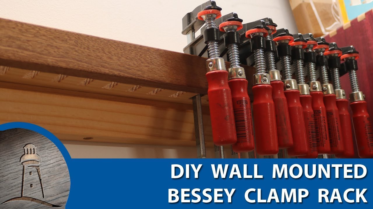 DIY Wall Mounted Bessey Clamp Holder YouTube