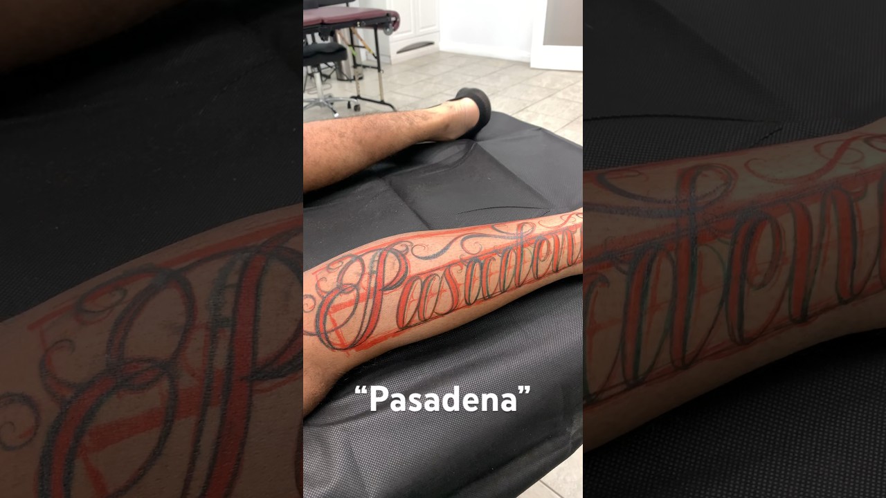 How to tattoo lettering💥💥 