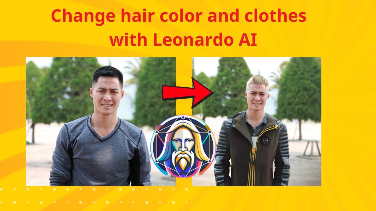 Change Hair Color and Change Clothes with Leonardo AI