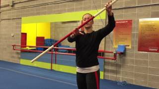 Half Fishtail -BEGINNER Staff Spinning Tutorial Series | Michelle C. Smith