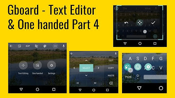 The Gboard Google Keyboard Mini Series Part 4 Text Editor
