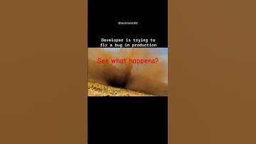 Developer FIXES Production Bug LIVE! #shorts