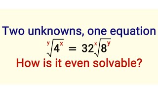 Two unknowns, one equation| Is it even solvable