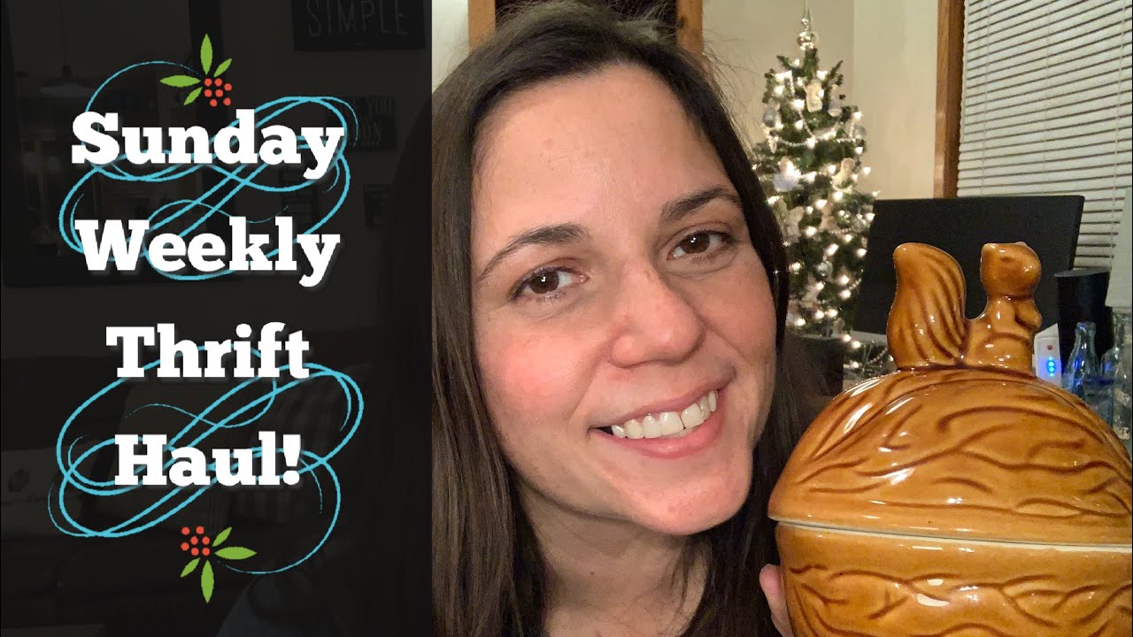Sunday Weekly Thrift Haul 8! Thrift Store Items to Decorate my Home