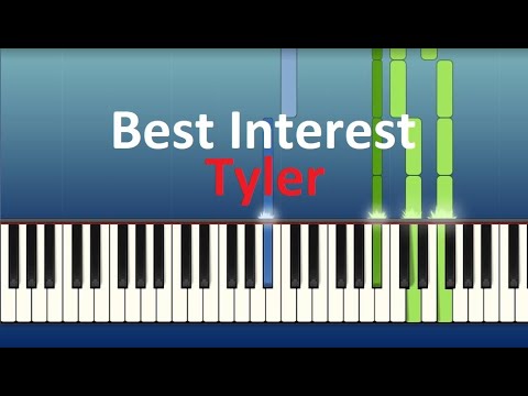 Best Interest – Tyler – Piano tutorial (Synthesia)