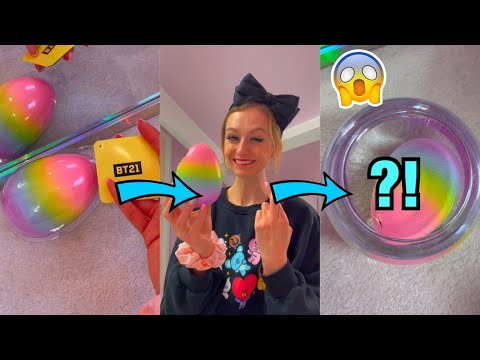 [ASMR] HATCHING A MYSTERY PASTEL RAINBOW *BTS* EGG!!😱🥚🌈*INSANE RARE FIND!*🫢 #Shorts