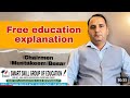 Ssg Free Education Explanation by chairman sir Mr. Mustakim Besar | Free Education ✨🌟