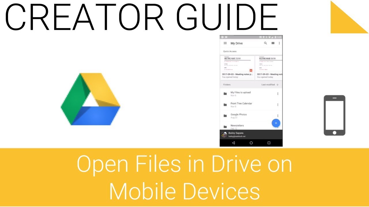 How to Access and Open files in Google Drive 