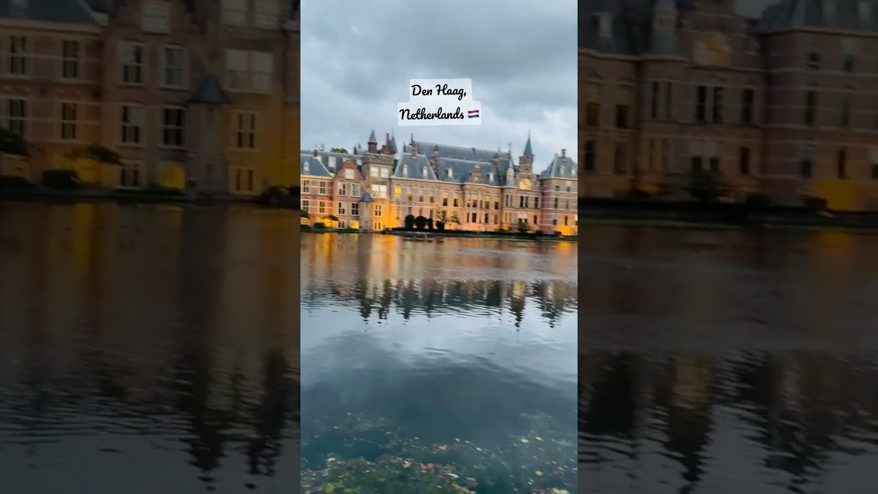 An evening walk in Den Haag, The Netherlands 🇳🇱