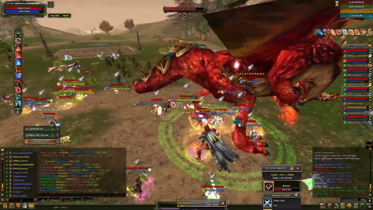 4DemonS LogosWAR PK MOVİE @DMNxONUR @ralosto  #logoswar #knightonline  #öneçıkar