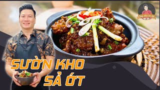 Lại tốn cơm với món SƯỜN KHO SẢ ỚT – Thơm lừng cả căn bếp | Cùng Cháu Vào Bếp