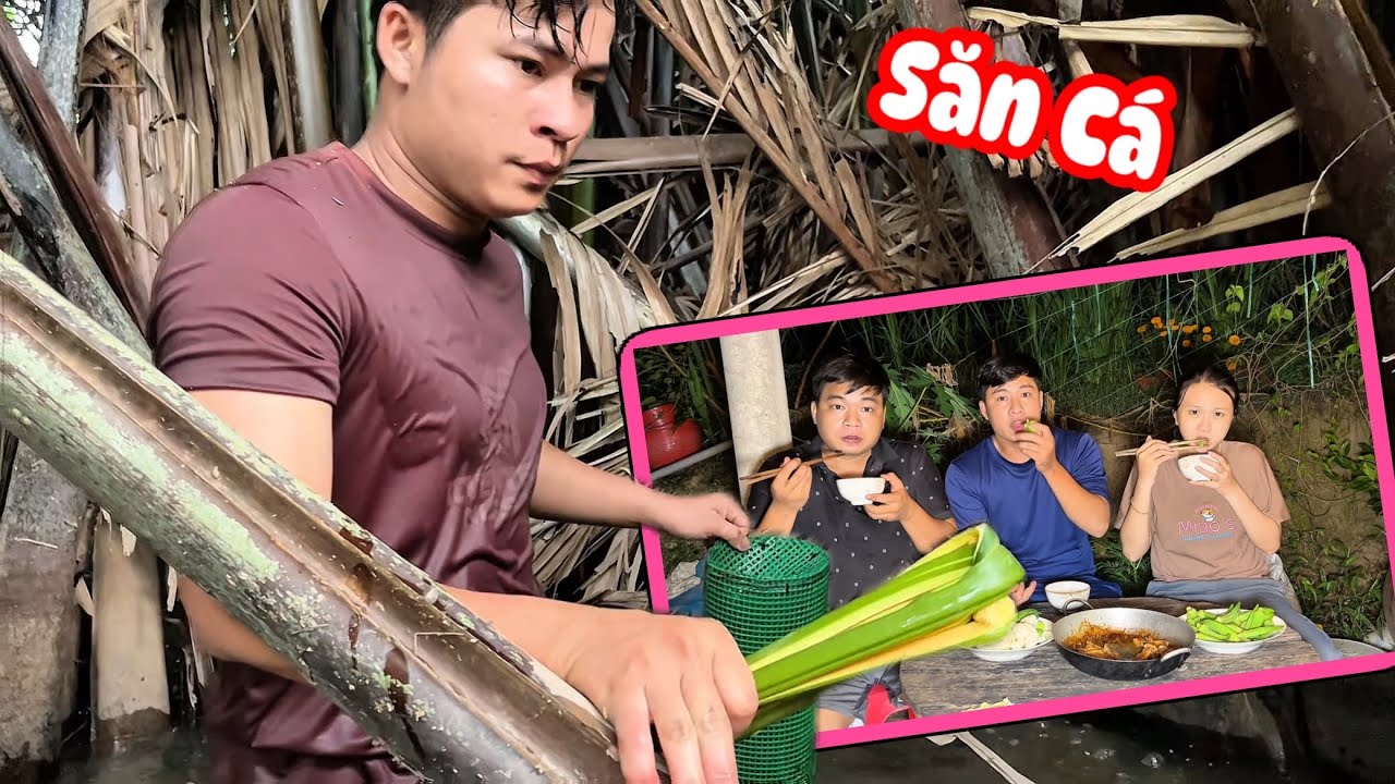 Lặn Lội Vào Trong Khu Hoang Vu Ku Đen Hốt Trọn Ổ Cá Bóng Đen Về Làm Món Ngon Nhứt Nách #kuden 