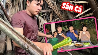 Lặn Lội Vào Trong Khu Hoang Vu Ku Đen Hốt Trọn Ổ Cá Bóng Đen Về Làm Món Ngon Nhứt Nách #kuden 