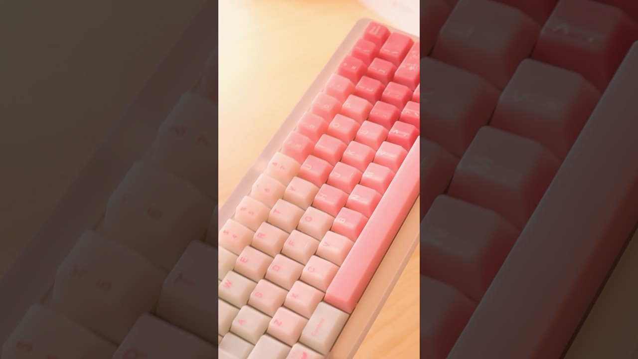 DMK Bunny Dessert keycaps #shorts - YouTube