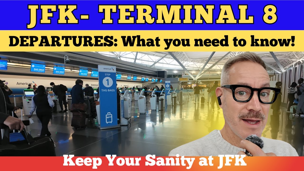 Регистрация в Терминале 8 аэропорта имени Джона Кеннеди: как ориентироваться @AmericanAirlines @B...