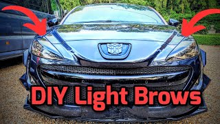 Custom Headlight Brows DIY: Transform Your Peugeot RCZ's Look with Easy  Step-by-Step Guide! 