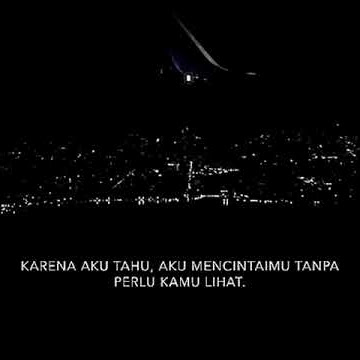 Kamu Langit, Aku Bintang, dan Dia adalah Bulannya