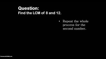 Portable Maths Portfolio - Prime Numbers, HCF and LCM.avi
