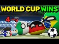 Countries scaled by world cup wins  countryballs animation