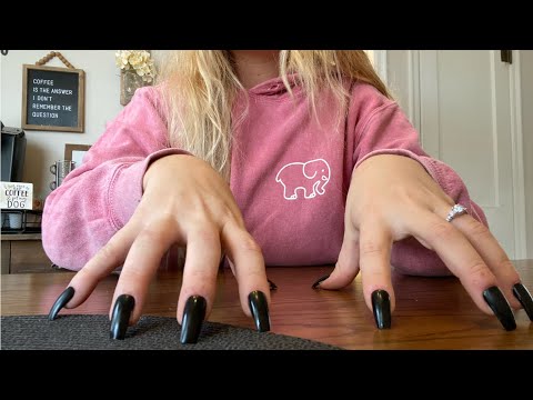 ASMR: Fast tapping/scratching up to camera on diff. surfaces, camera tapping, invisible tapping