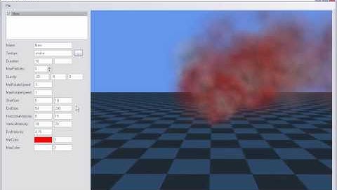 XNA Particle Editor