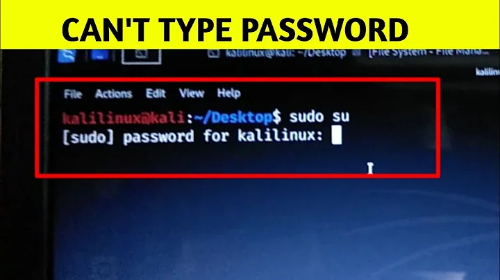 Password Not Typing Ubuntu Linux | Kali Linux Password Can't Typing Solved