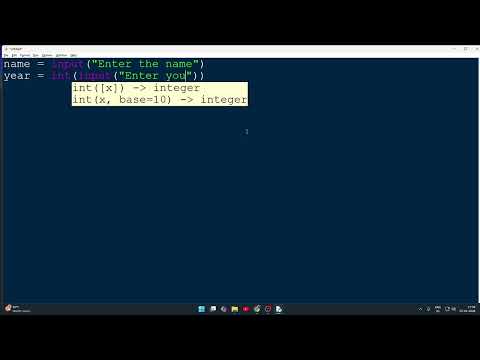 Python Program to Check Senior Citizen | VTU 1B Question | 1BPLC105B