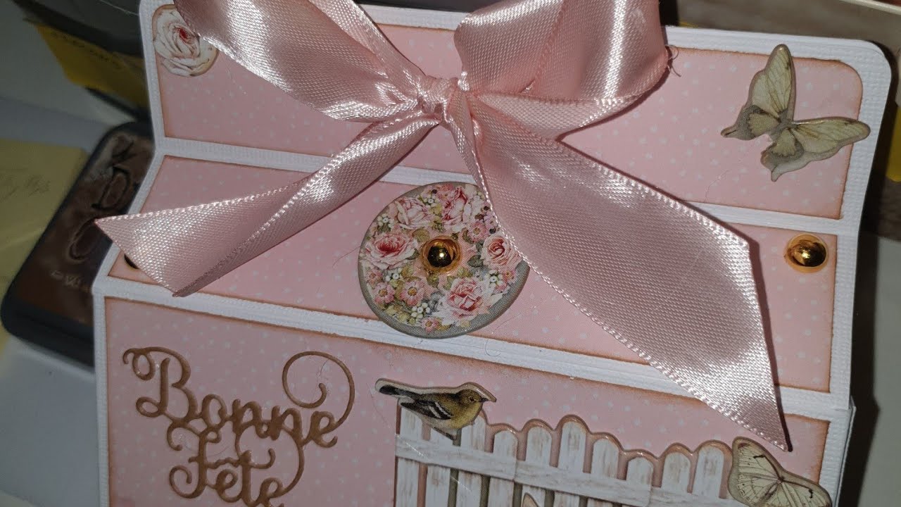 #SCRAP #TUTO BOÎTE  CADEAUX FÊTE DES MÈRES