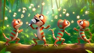 Con Tắc Kè 🦎 Nhạc Thiếu Nhi Vui Nhộn | Bài Hát Về Con Vật  Bé Sẽ Thích |  Một Hai Ba TV